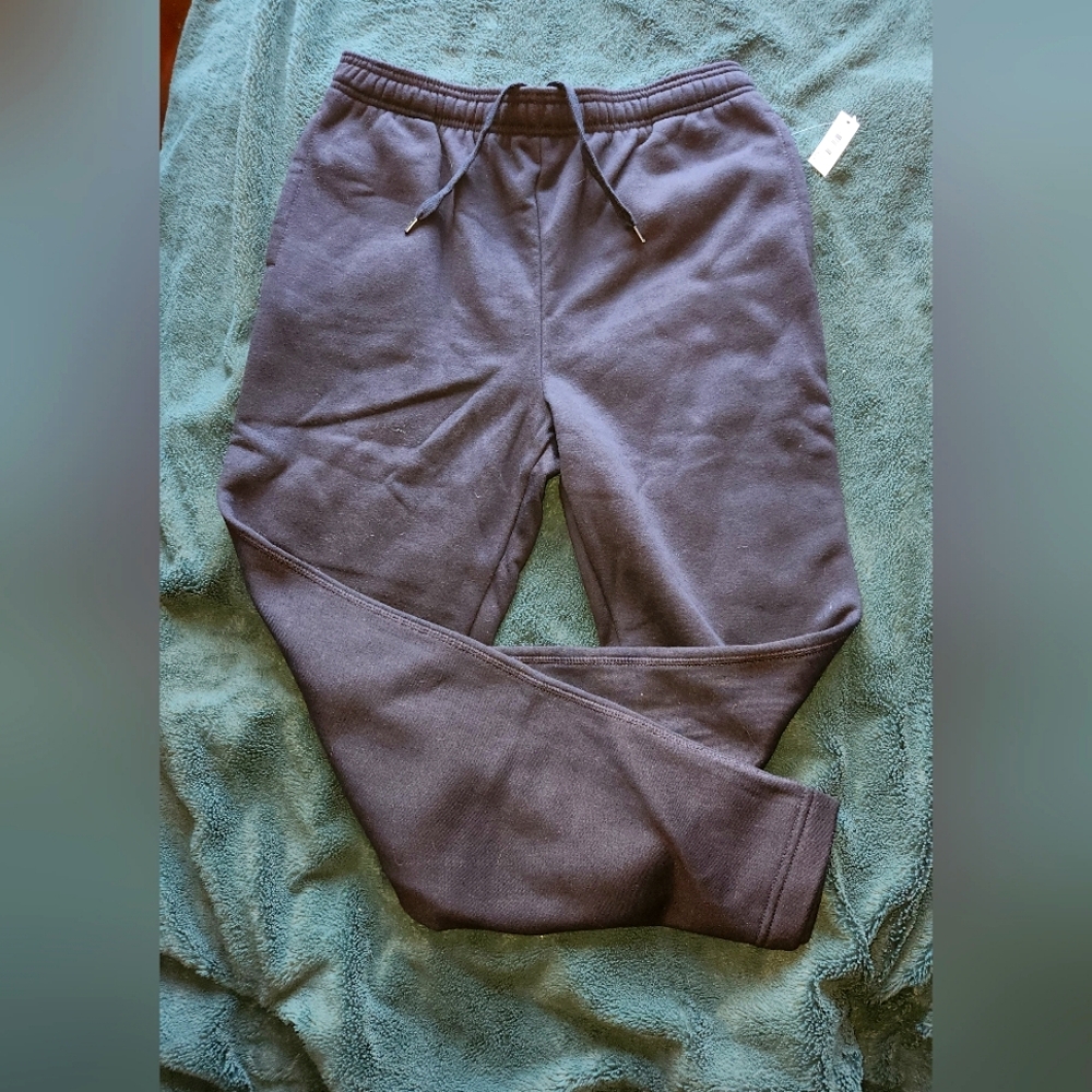 Mens Large Black Sweatpants NWT